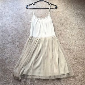 Tulle slip dress
